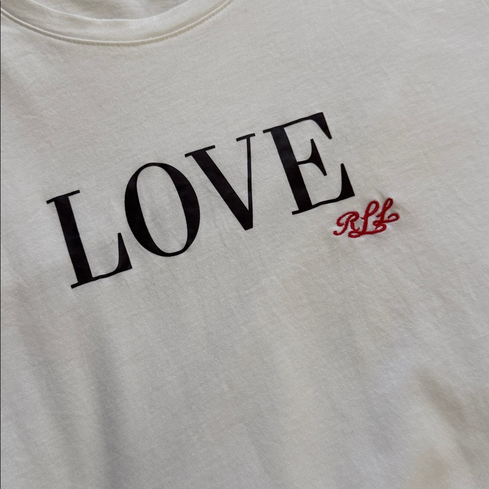 Lauren Ralph Lauren White Short Sleeve T-Shirt Size M - Picture 4 of 8
